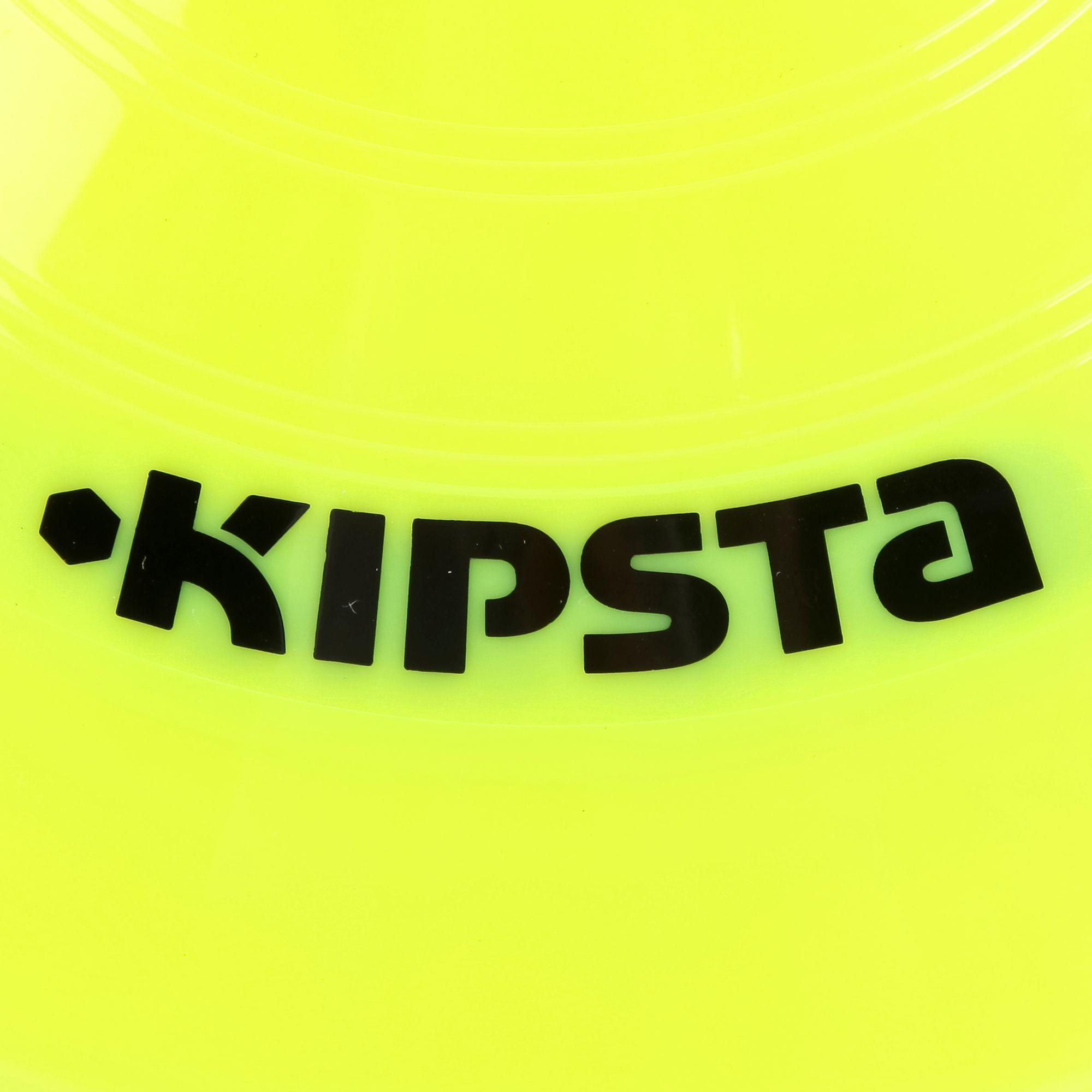 Flat Disc Markers 10-Pack - Neon Yellow 6/18