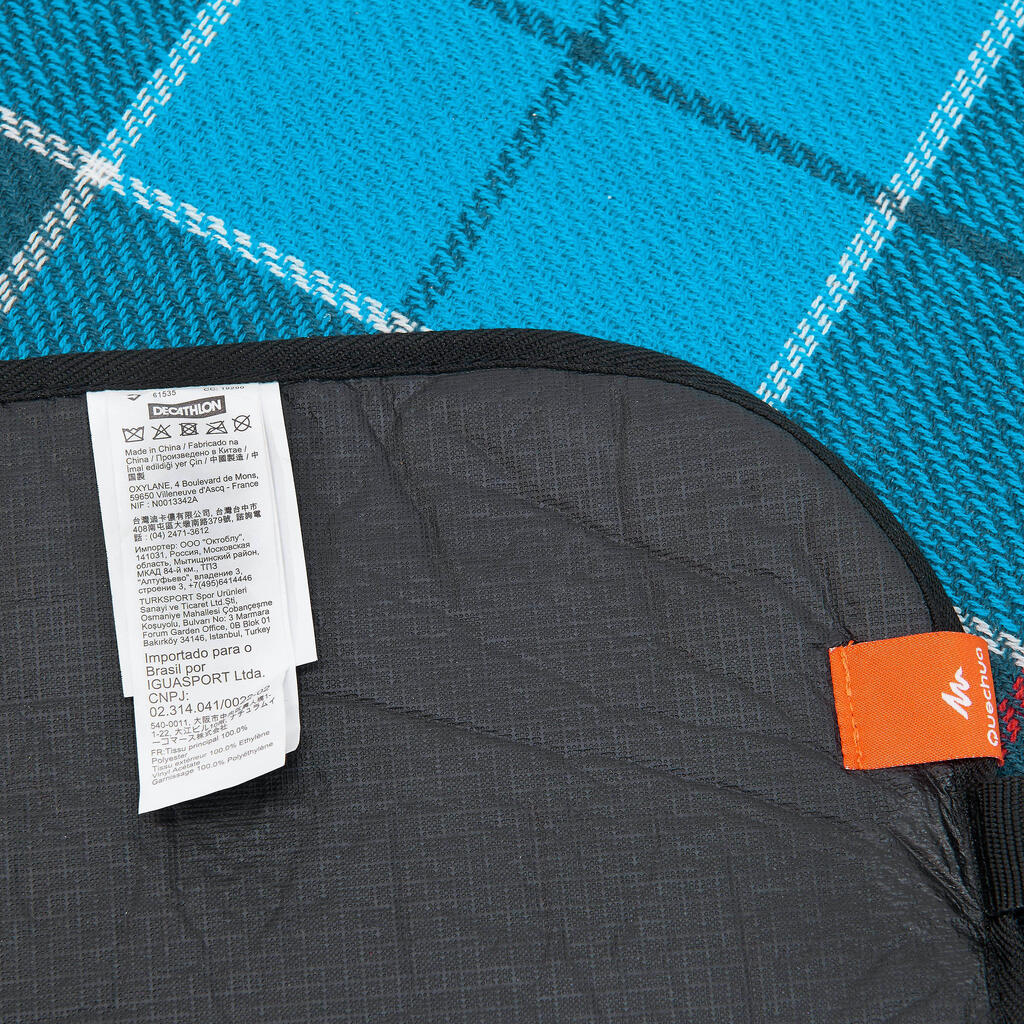 Picknickdecke Plaid blau