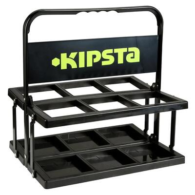 Bidonhouder voor 6 bidons zwart/geel