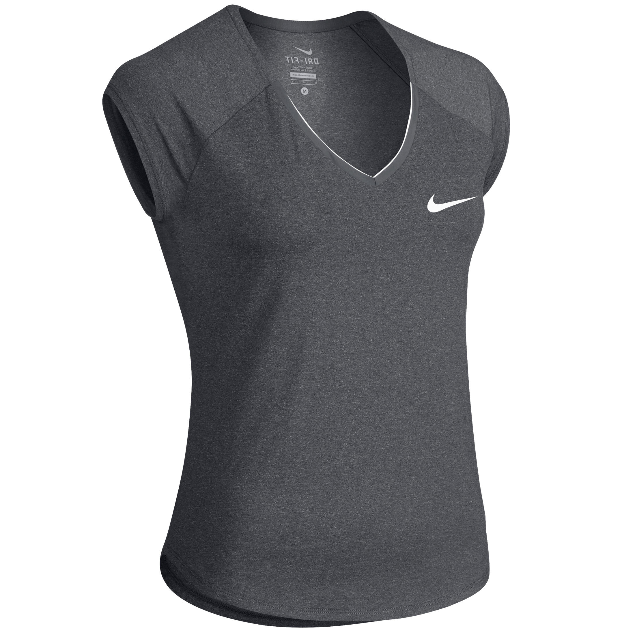 Nike Women's Tennis Badminton Table Squash Padel Top - Grey