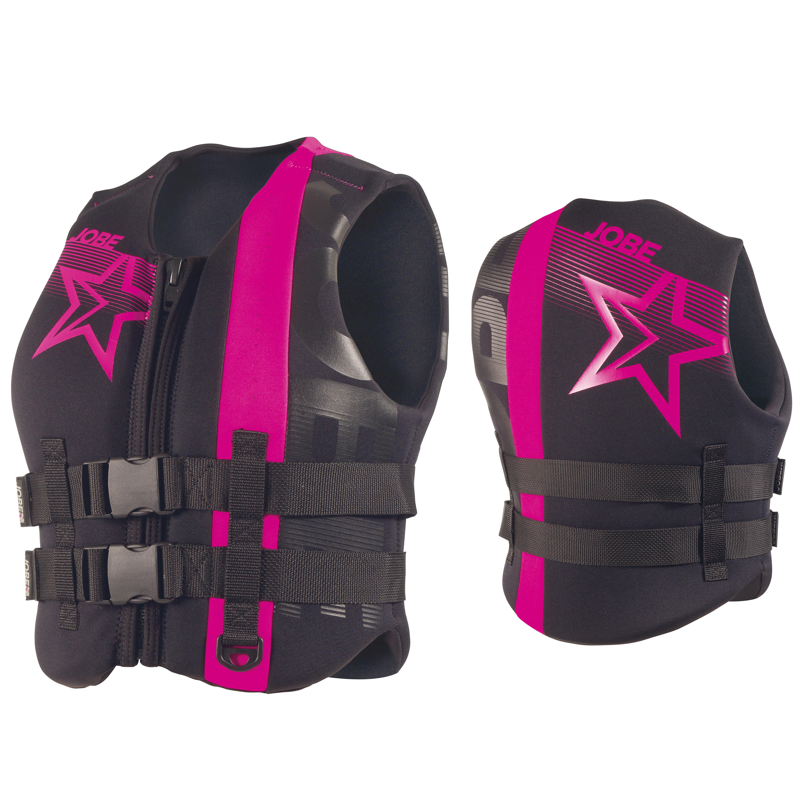 JOBE Progress Neo Women's Tow Sports Life Vest (ISO) - Pink