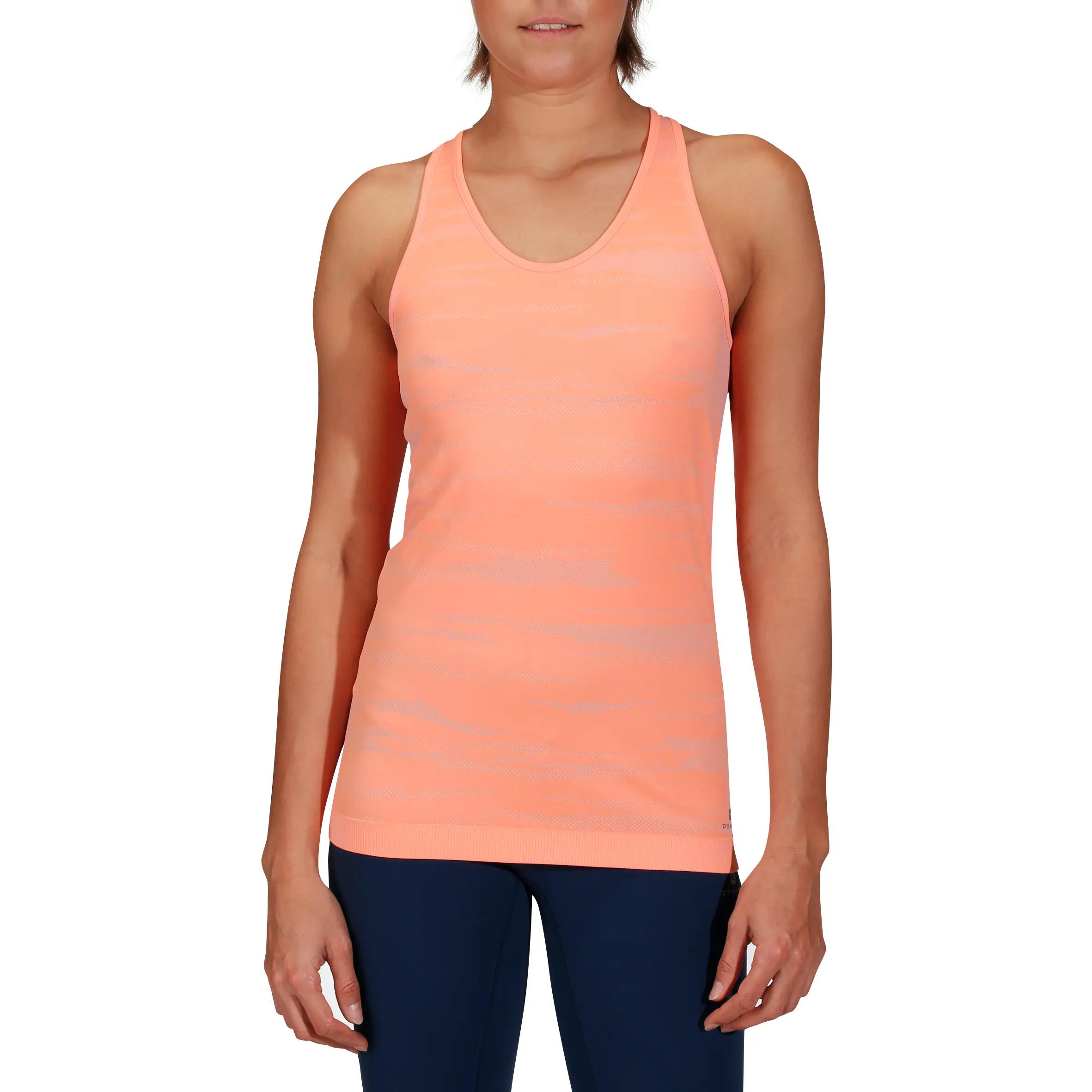 Yoga+ Women's Seamless Tank Top - Coral 2/11