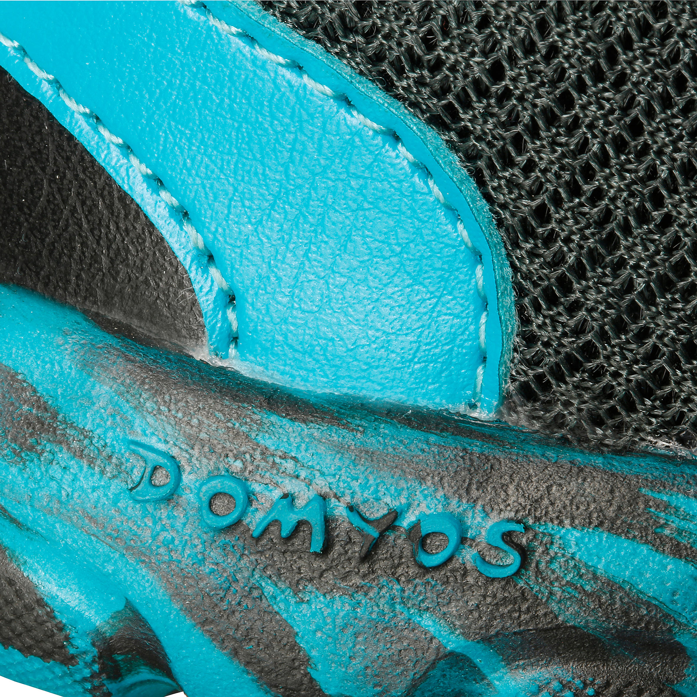 Feasy Light Baby Gym Shoes - Black/Turquoise/Multicoloured Sole 15/18