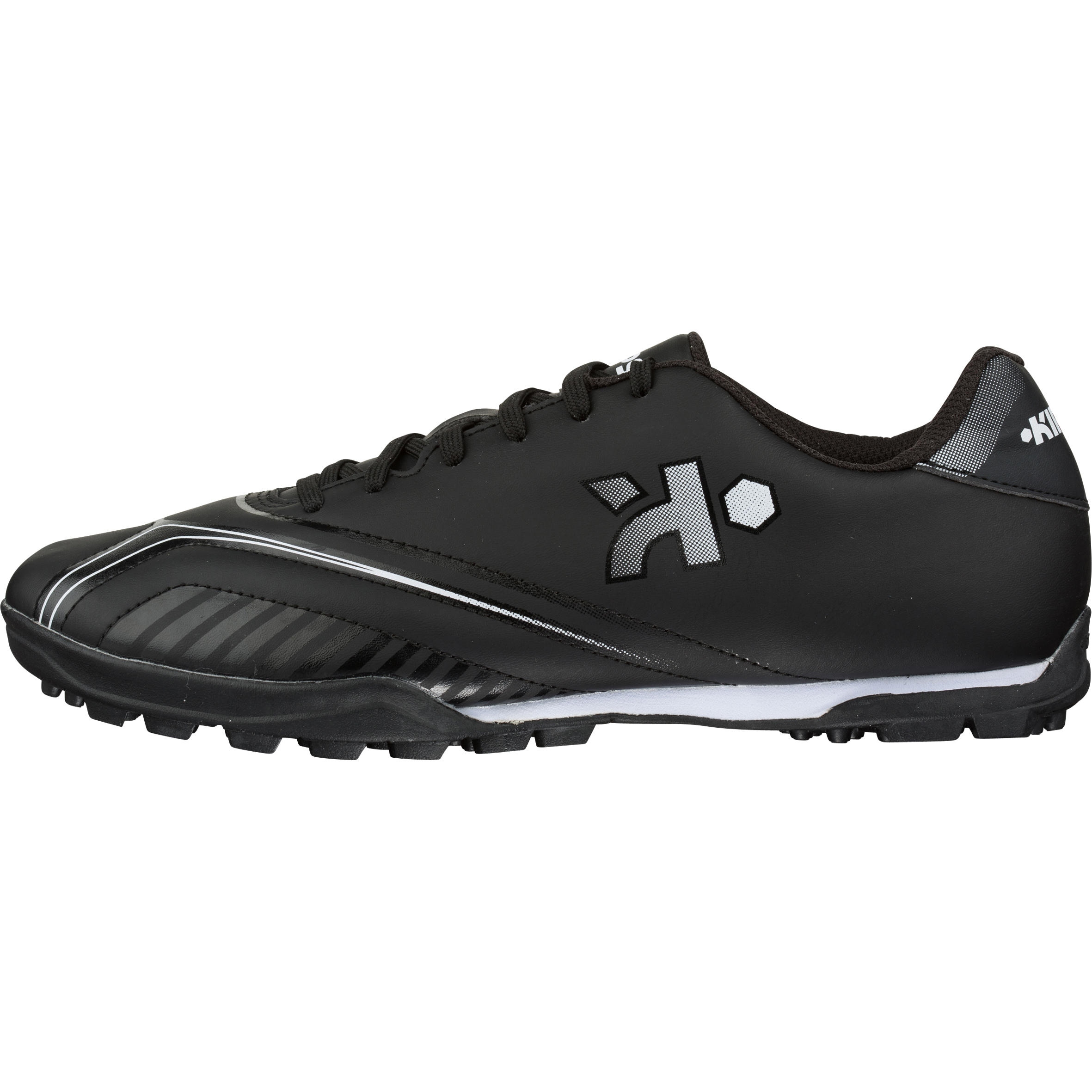 Agility 300 HG Adult Hard Ground Football Trainers - Black White 3/10