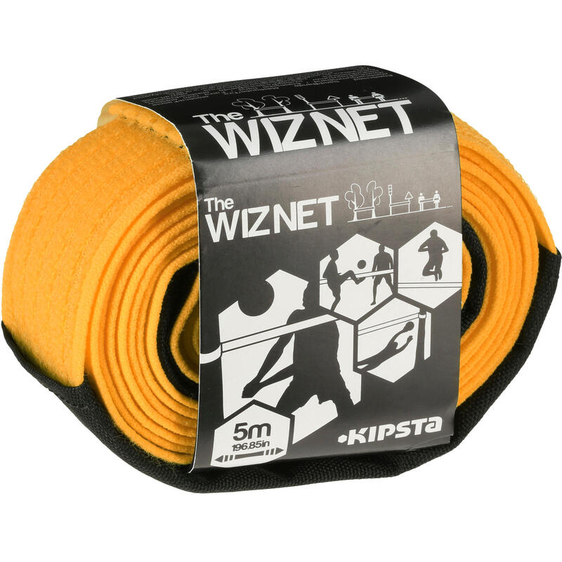 Filet de beach-volley extensible The Wiz Net orange