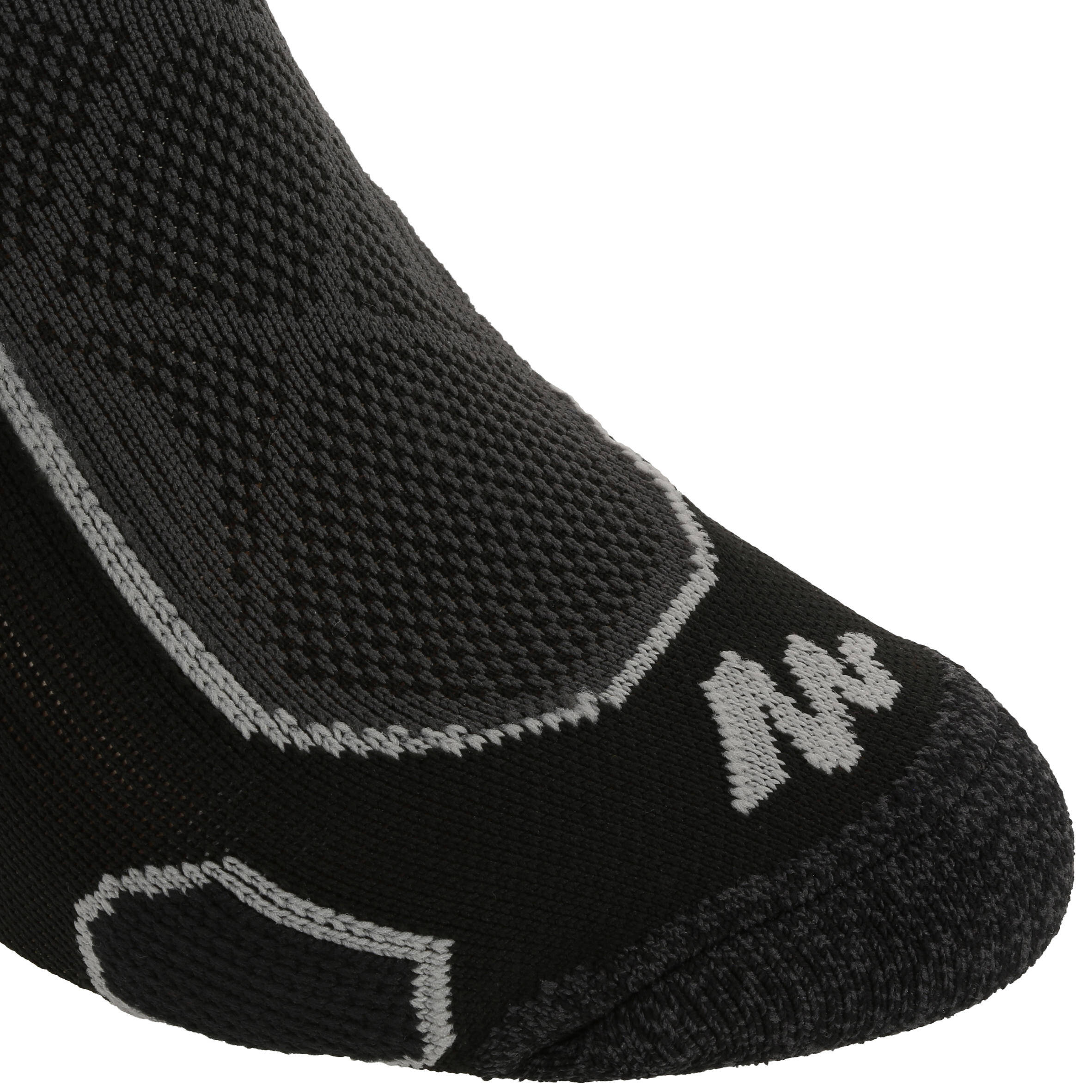 Hiking Socks High-Ankle 2 pairs MH500 - Black/Grey -  4