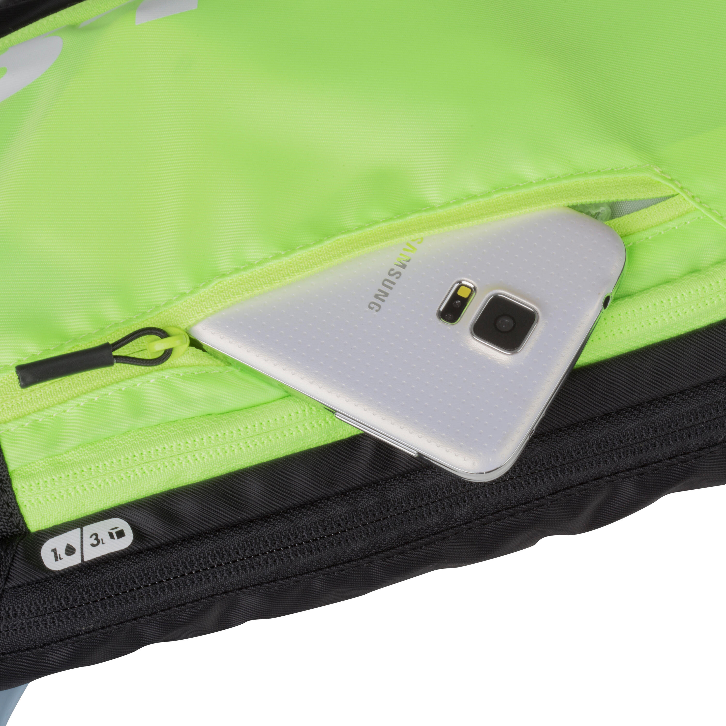 500 Mountain Bike Hydration Backpack 3L - Neon Yellow 6/6