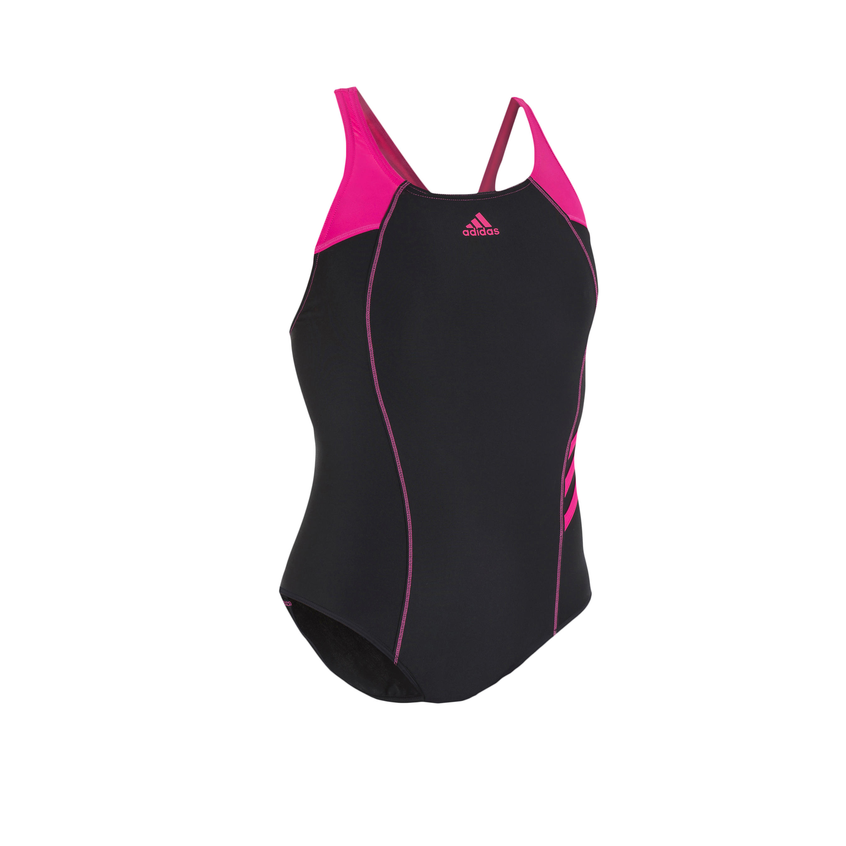 Adidas 3S women’s one-piece swimsuit - shored black 2/9