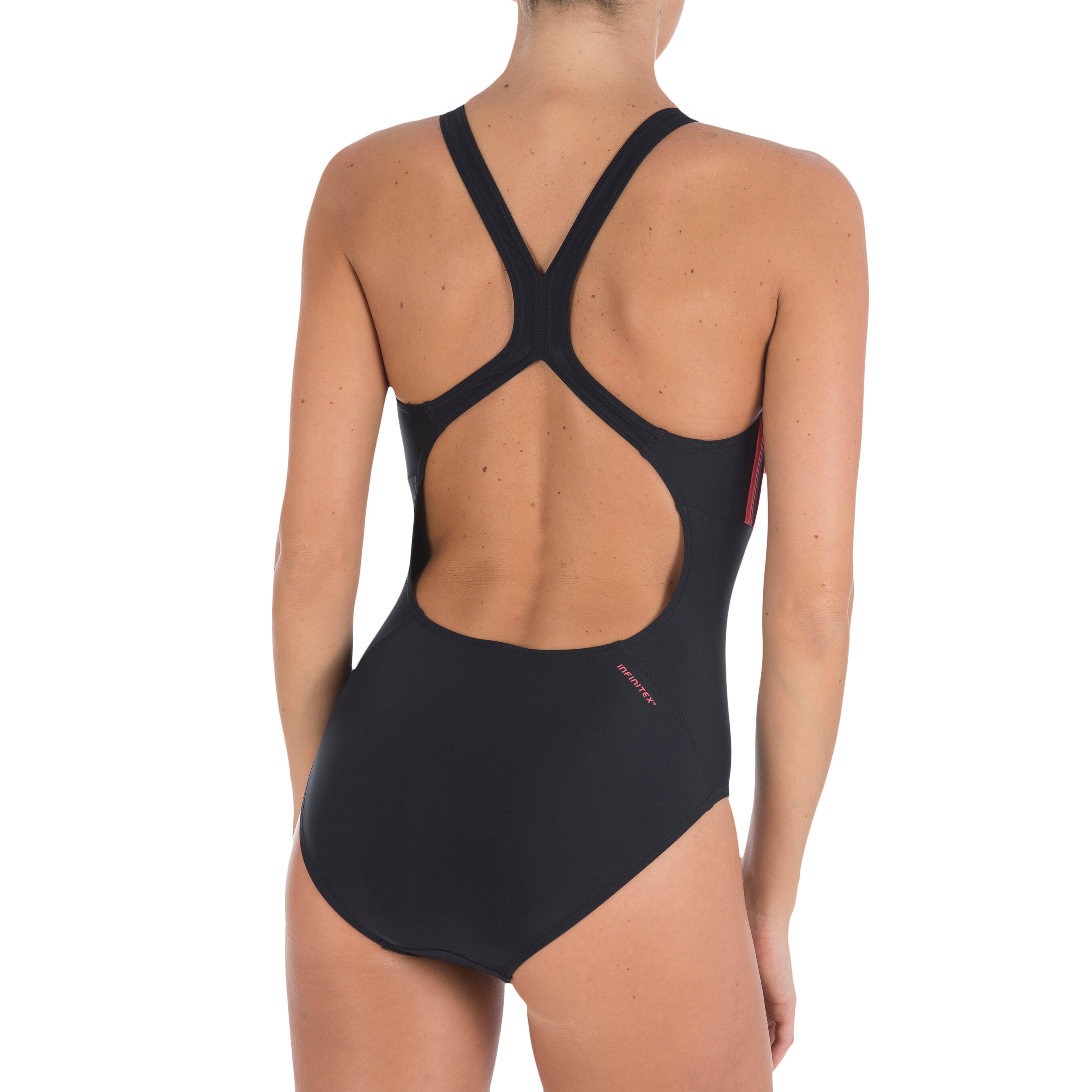 Adidas 3S women’s one-piece swimsuit - shored black 3/9