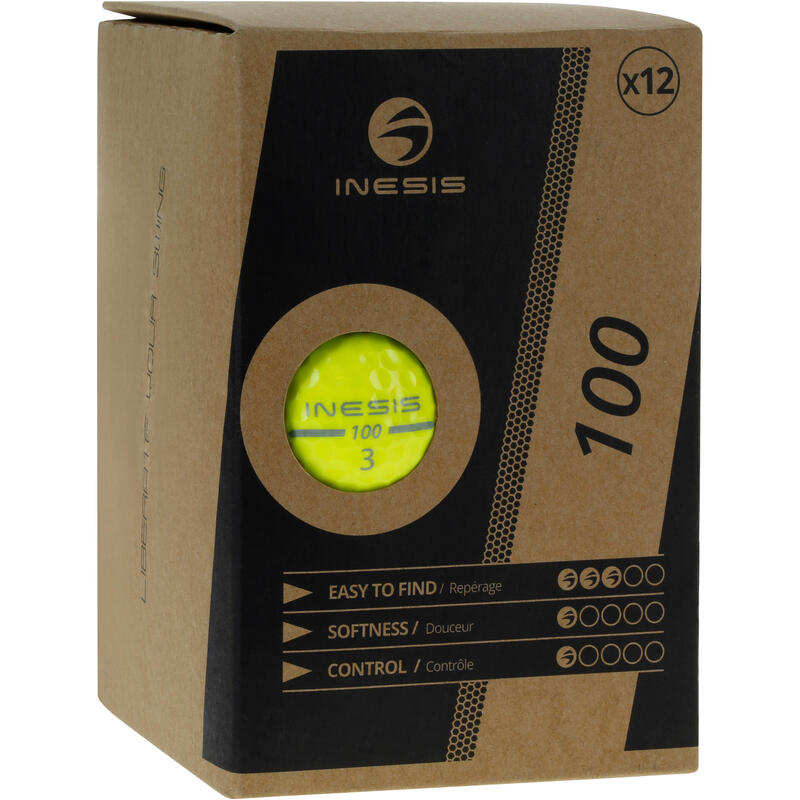 Golflabda, 12 db - Distance 100-as