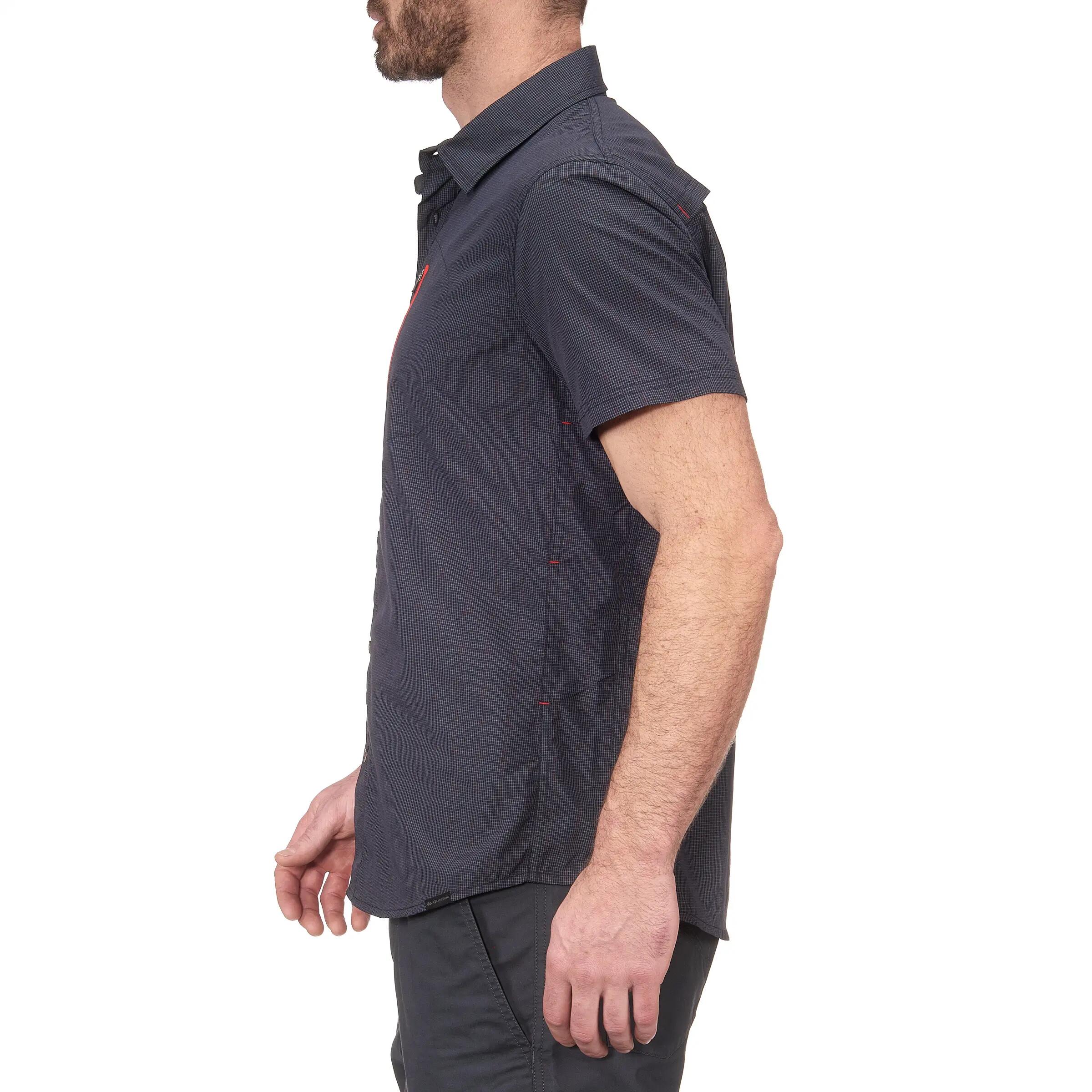Arpenaz 500 Air Short-Sleeved Hiking Shirt - Grey 4/14