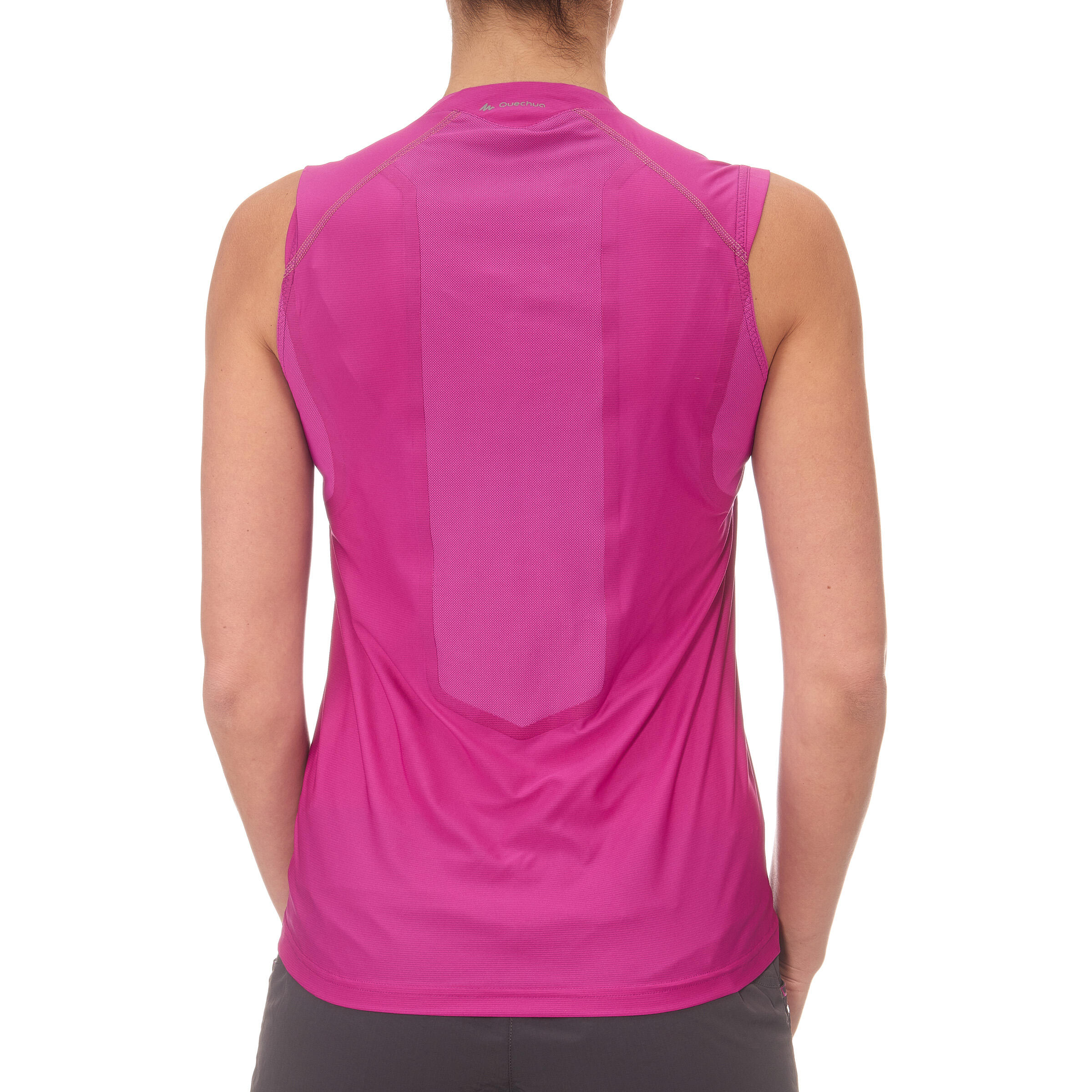 Women's Forclaz 500 Hiking Tank Top Purple 3/5