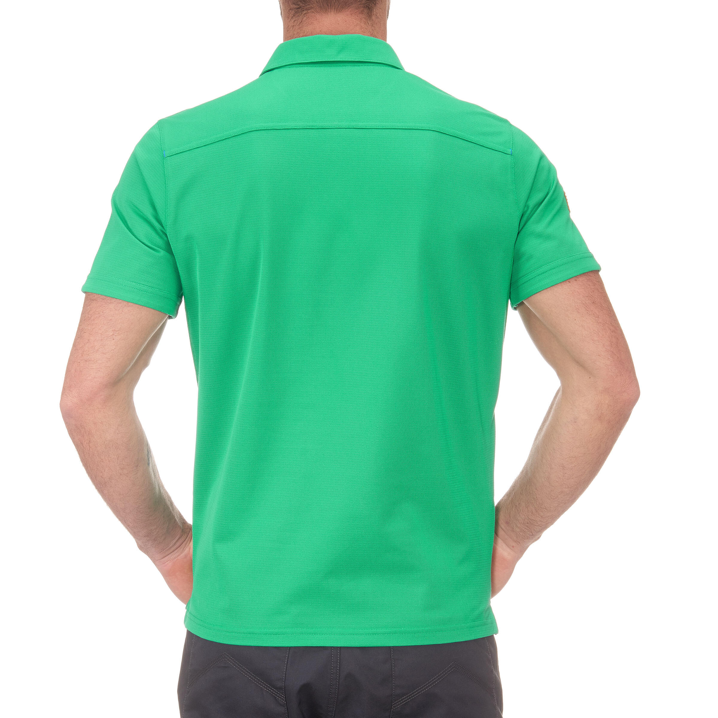 Arpenaz 500 Men's Hiking Polo Shirt - Green 4/10