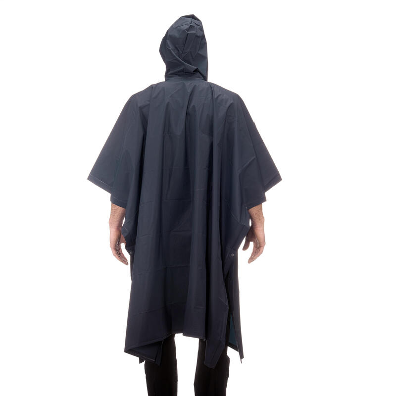 Poncho Pluie De Randonnee Arpenaz 10l Bleu Adulte Quechua Decathlon