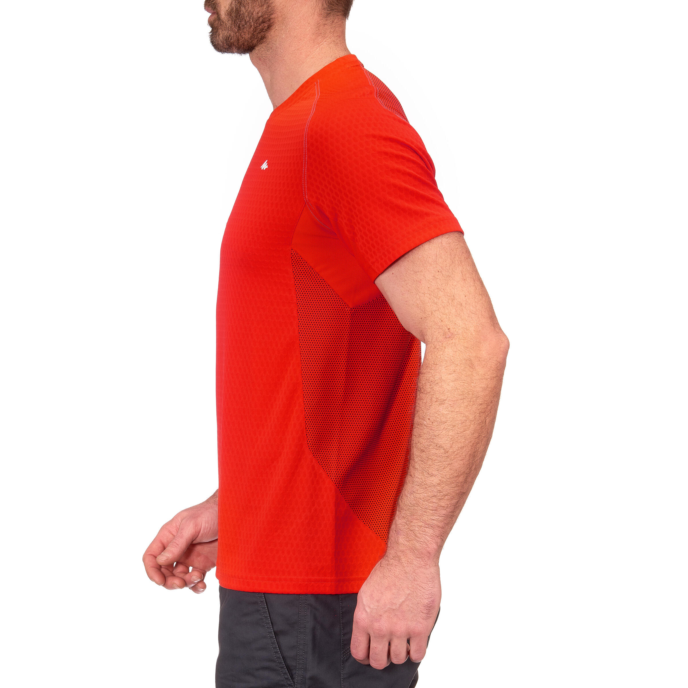 TechFRESH 500 Freeze Men's Short-Sleeve Hiking T-Shirt - Red 5/9