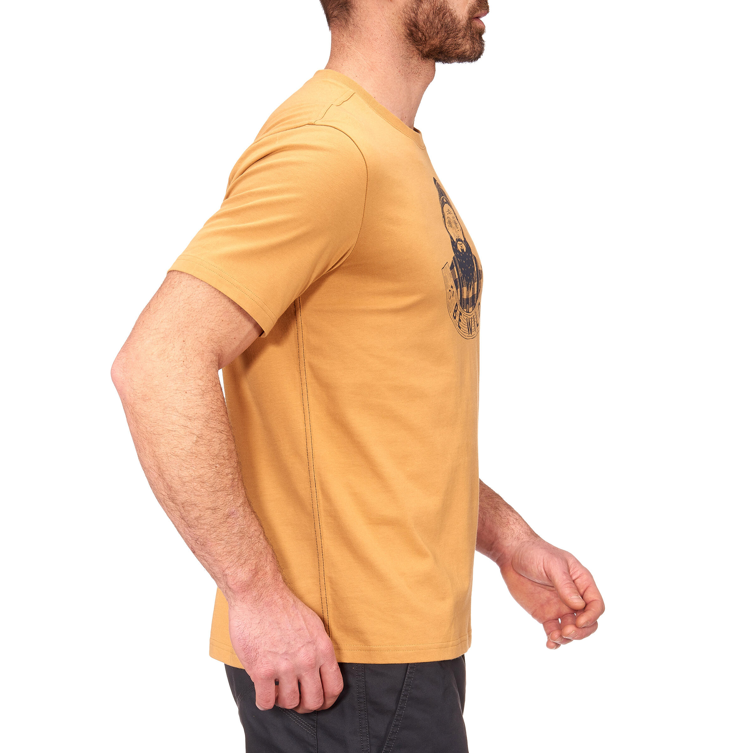 TechTIL 100 Men's Short-Sleeved Hiking T-Shirt - Ochre 2/9