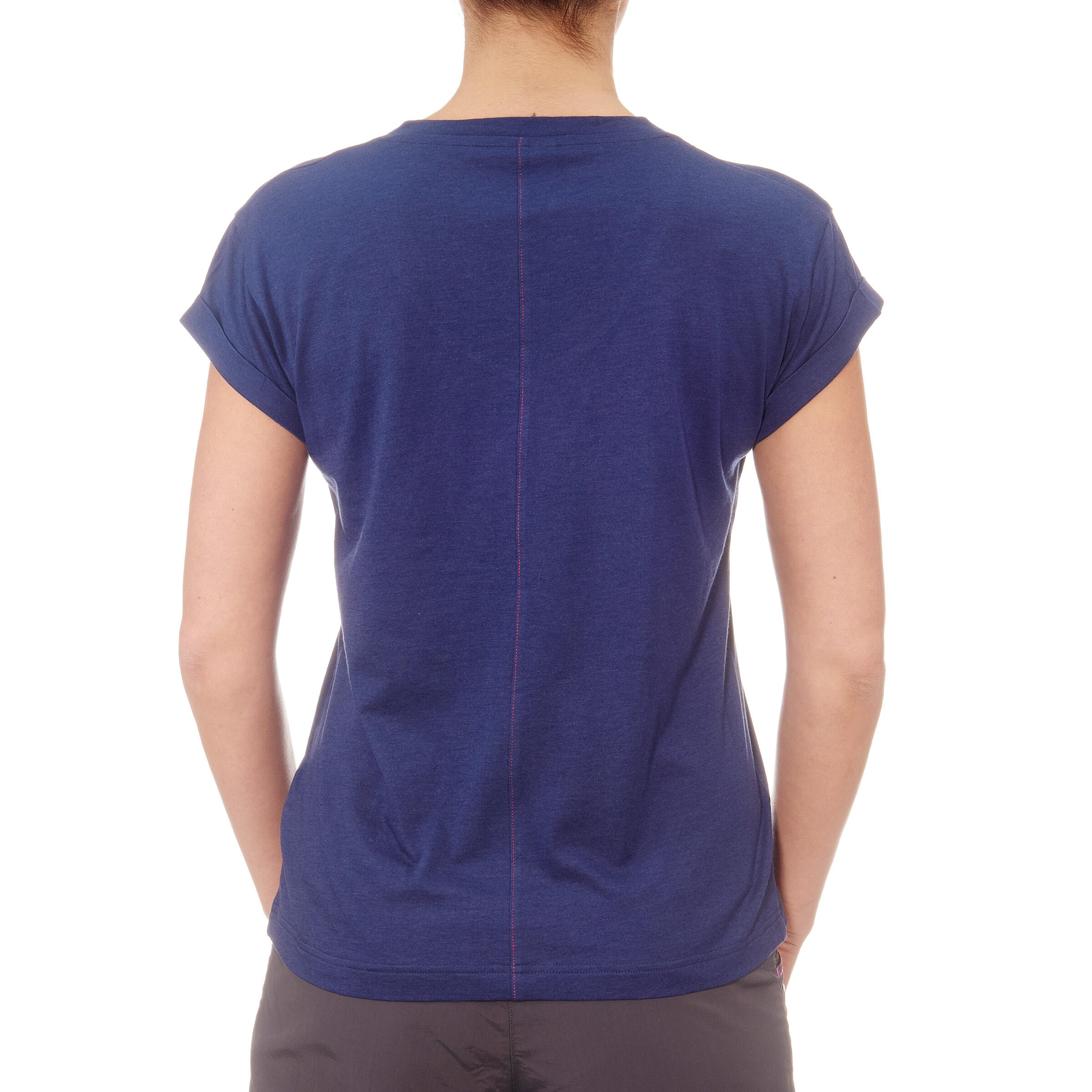 Women's Arpenaz 100 short-sleeved Hiking T-shirt Blue 4/12