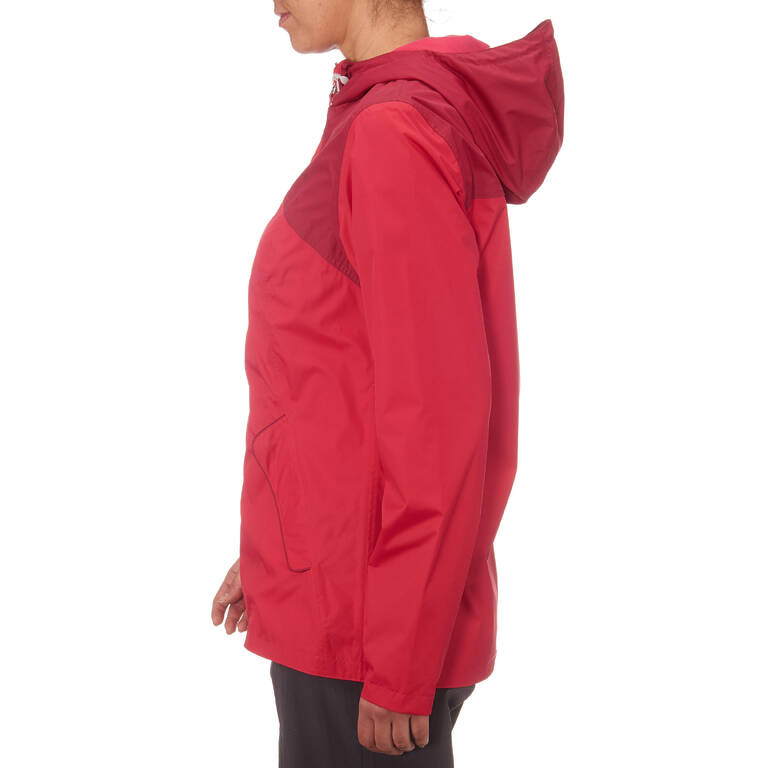 NH100 Women's Waterproof Hiking Jacket - Pink