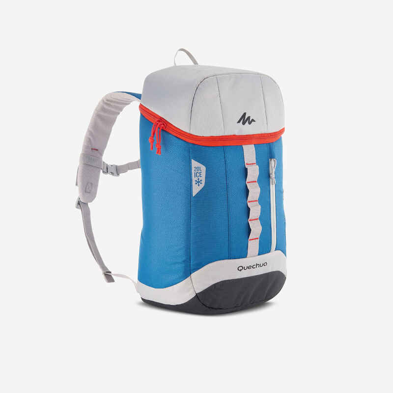 Kühlrucksack für Camping/Wandern Ice 20 Liter blau