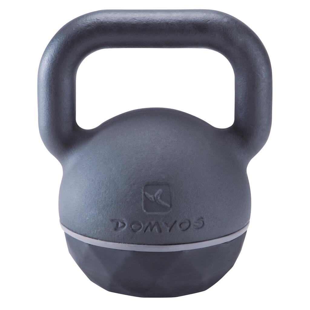 Kettlebell 24 kg liatinový s gumenou základňou