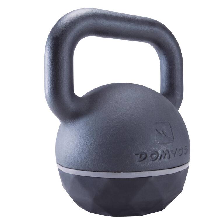 Cast Iron Kettlebell with Rubber Base - 24 kg