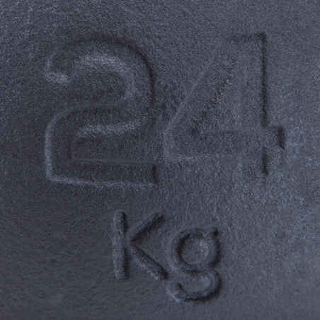 Kettlebell 24kg Cast Iron & Rubber Base