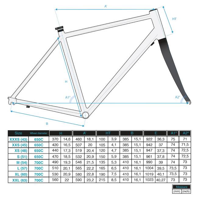 btwin size guide