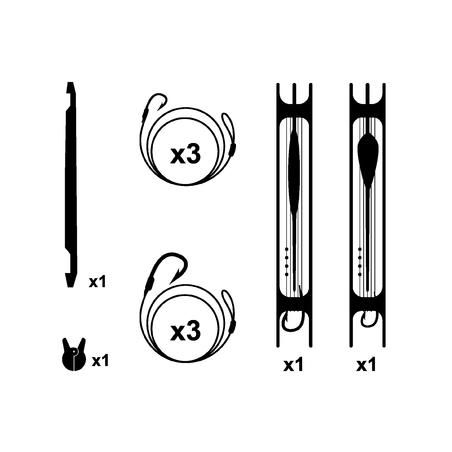 Набір аксесуарів для штекерної ловлі форелі