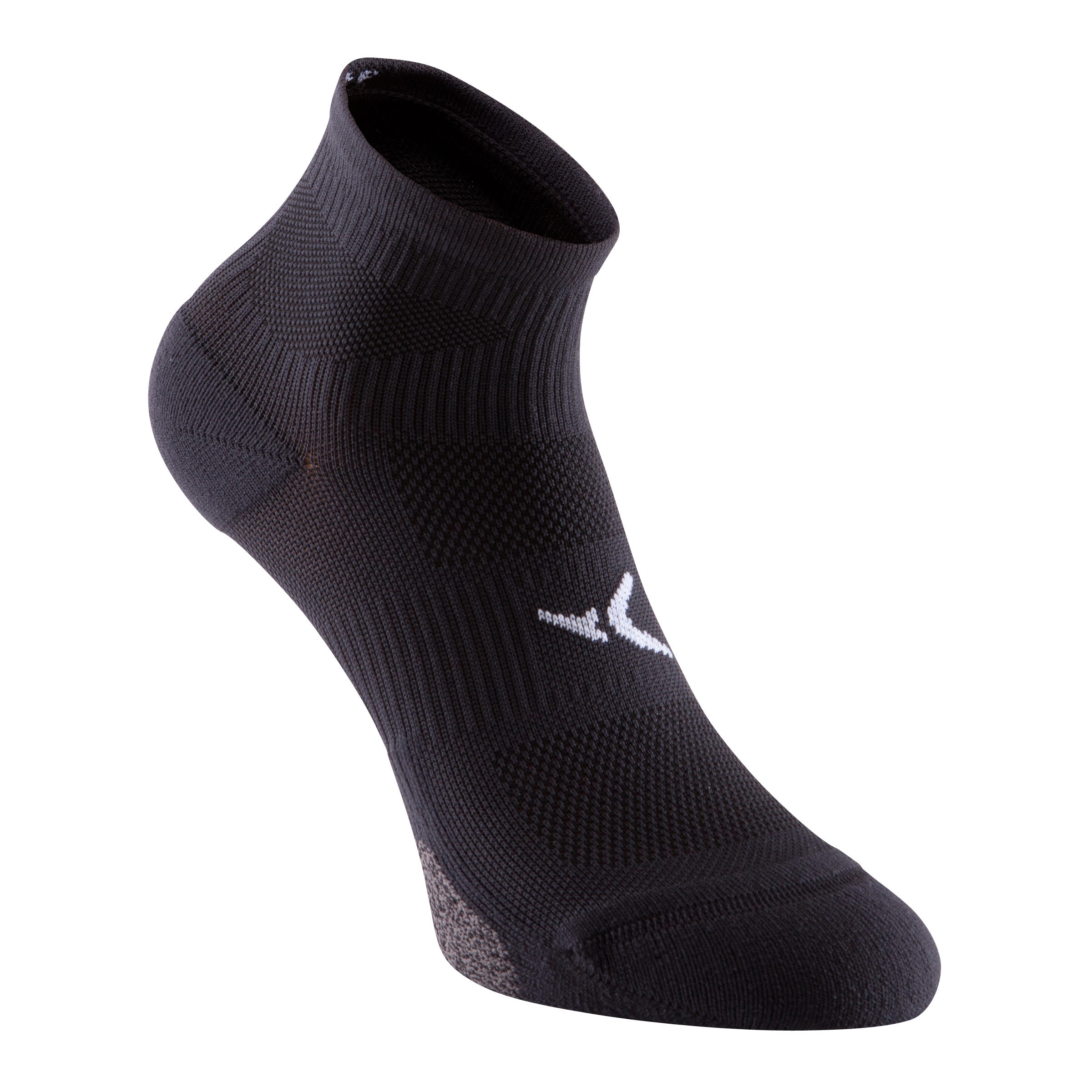 Short Fitness Cardio Training Socks Twin-Pack - Black 1/8