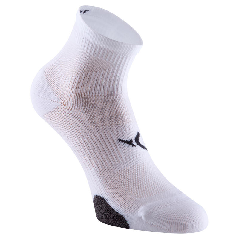Lage cardiofitness sokken 2 paar wit