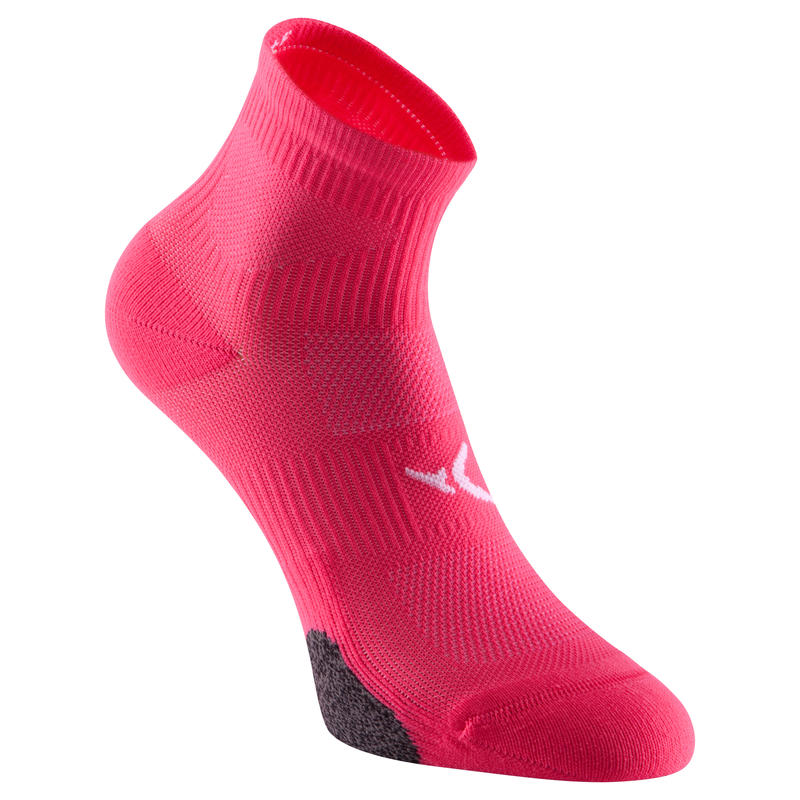 Ružičaste kratke čarape za fitnes (dva para)