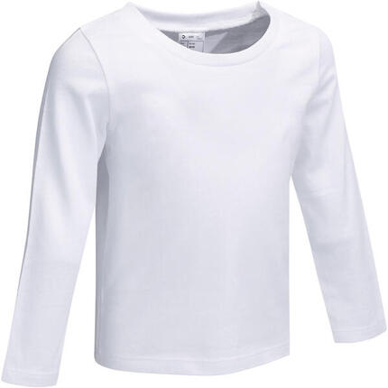 T-Shirt manches longues Gym baby blanc