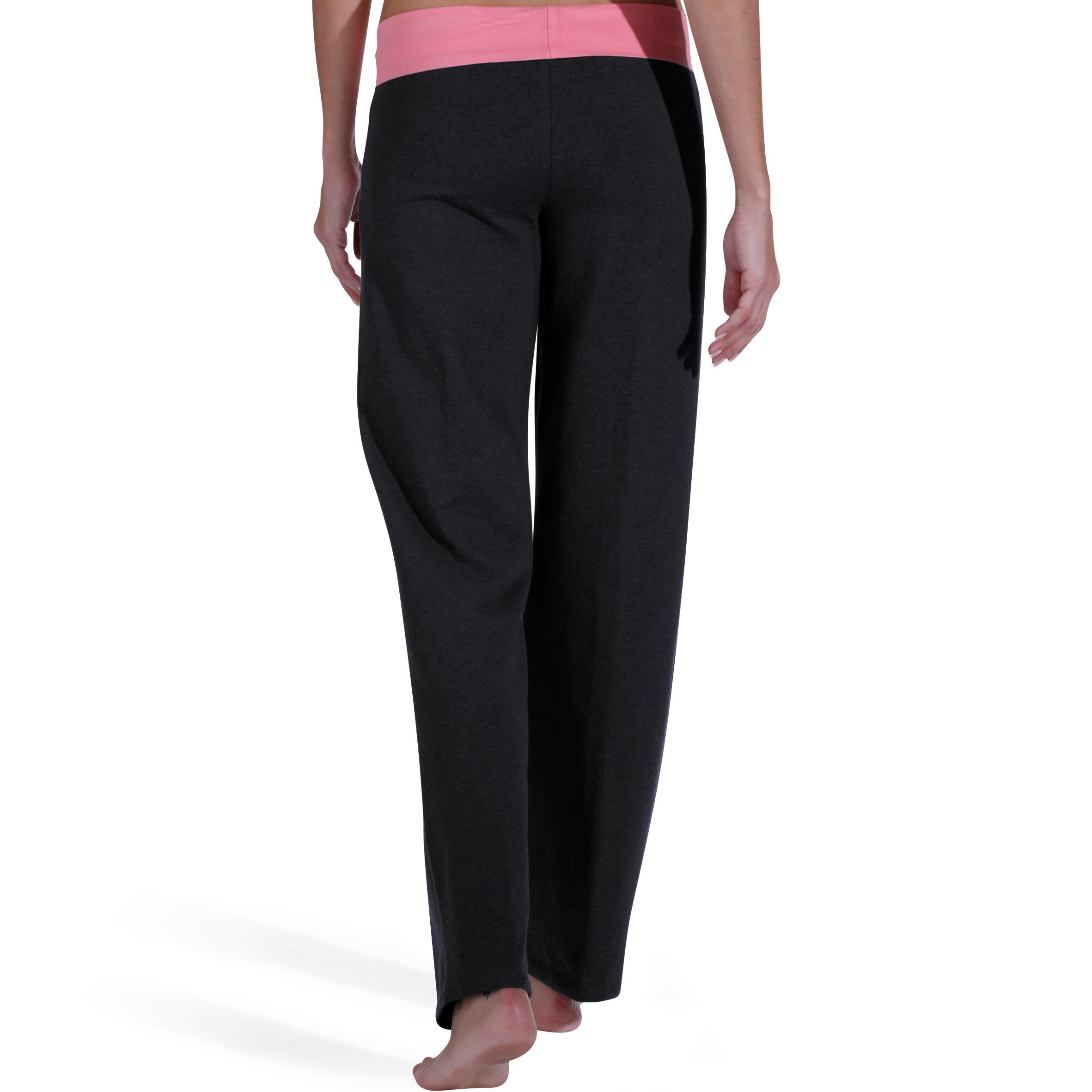 Women's Organic Cotton Gentle Yoga Bottoms - Dark Grey 9/12