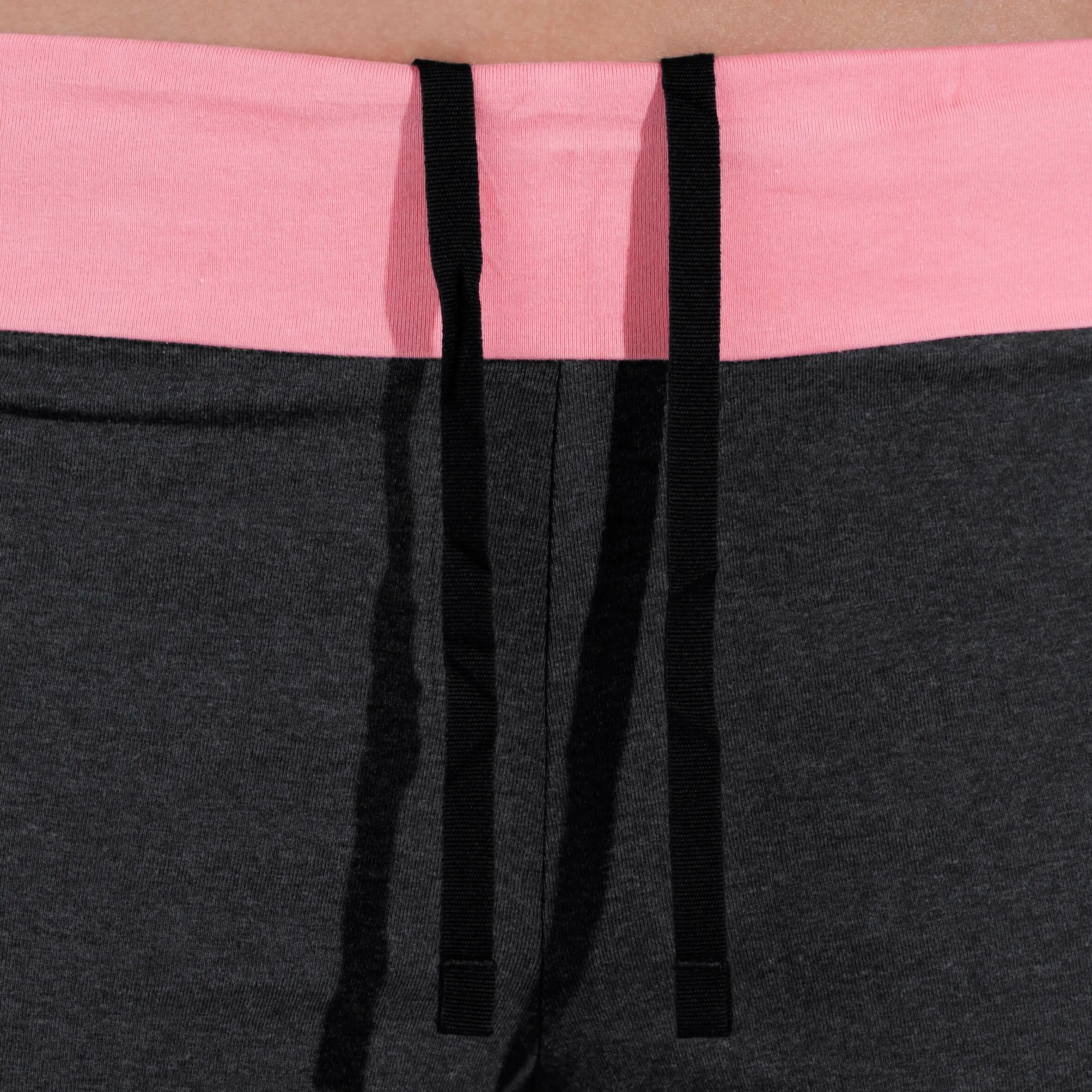 Women's Organic Cotton Gentle Yoga Bottoms - Dark Grey 6/12