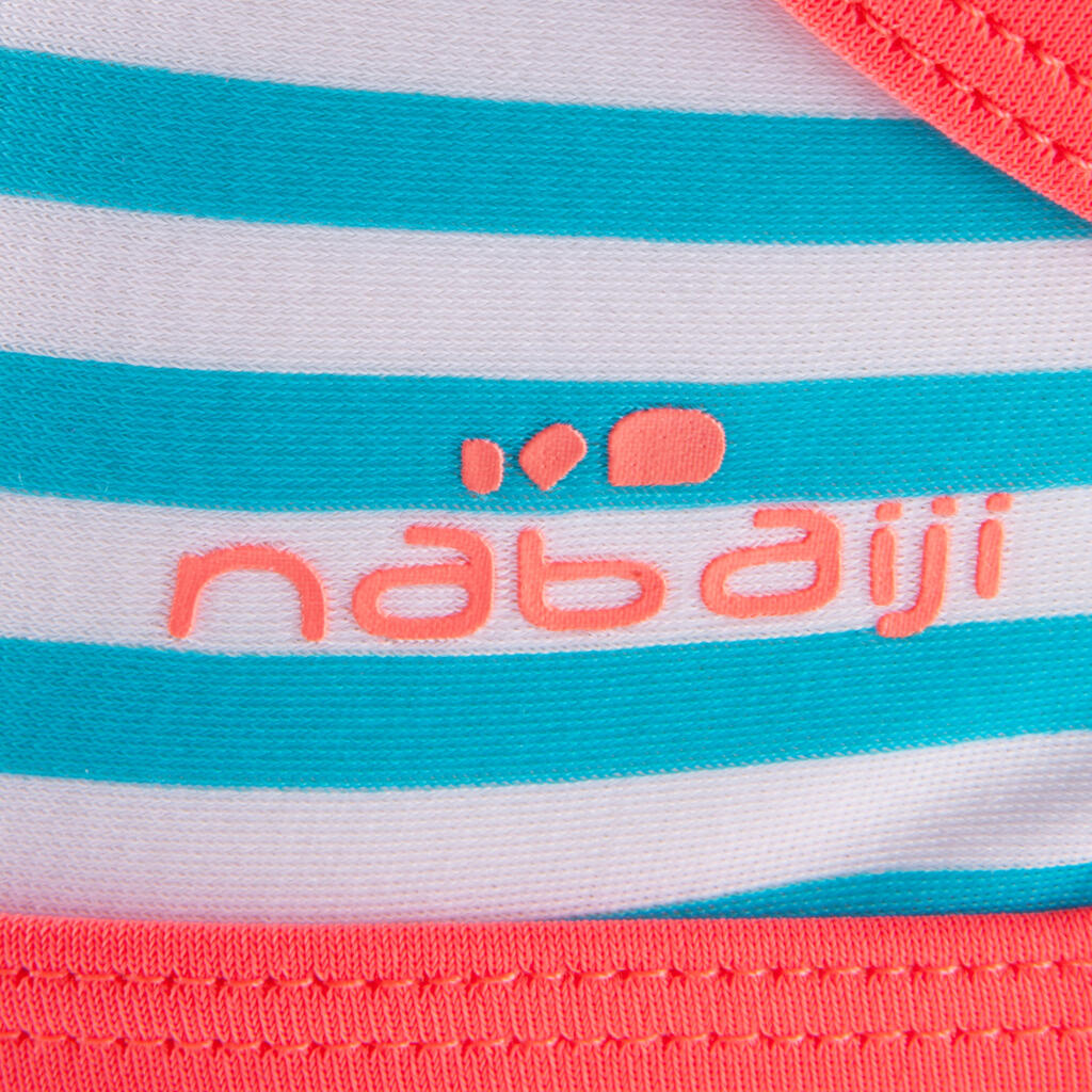 Bikini Kinder, blau gestreift mit 
