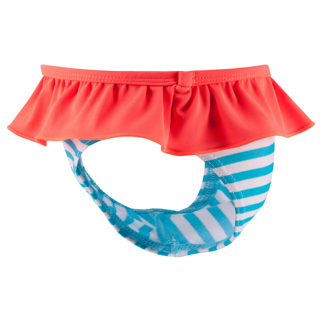 Badehose Slip Babys/Kleinkinder bedruckt Blumen blau 