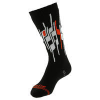 Wedze Firstheat LDT Speed Socks - Black and Patterned
