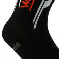Wedze Firstheat LDT Speed Socks - Black and Patterned