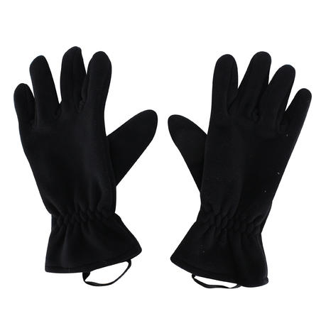 Trek 500 Adult Fleece Mountain Gloves - Black