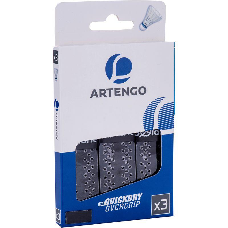 

Quick Dry Badminton Overgrip Tri-Pack - Black