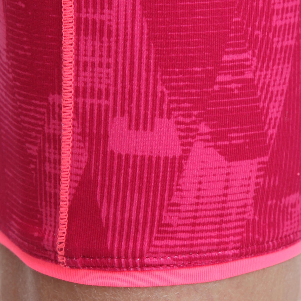 7/8-Leggings Breathe+ Damen, rosa bedruckt