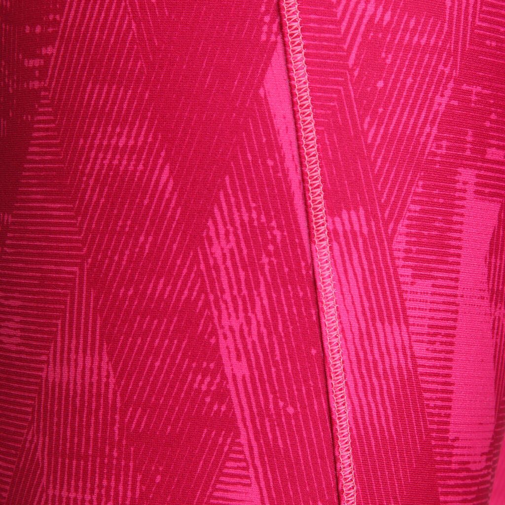 7/8-Leggings Breathe+ Damen, rosa bedruckt