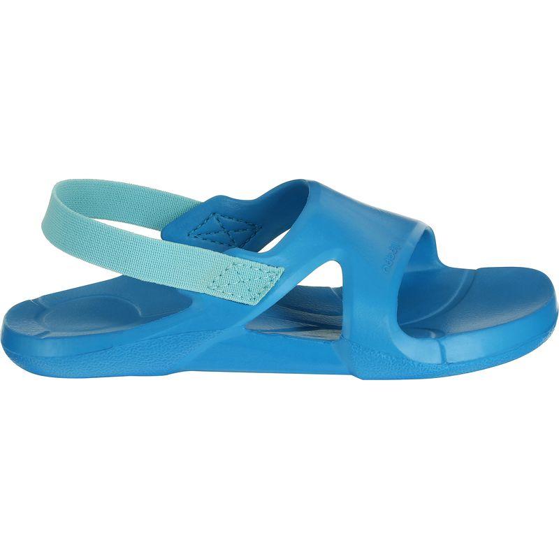 Sandale natation garcon bleu