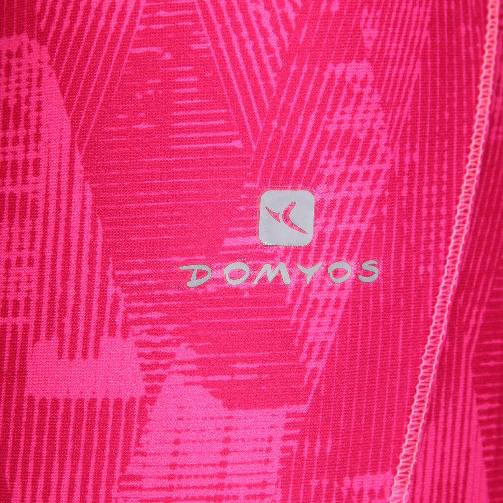 7/8-Leggings Breathe+ Damen, rosa bedruckt