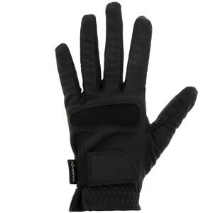 Adult Horse Riding Grippy Gloves Black