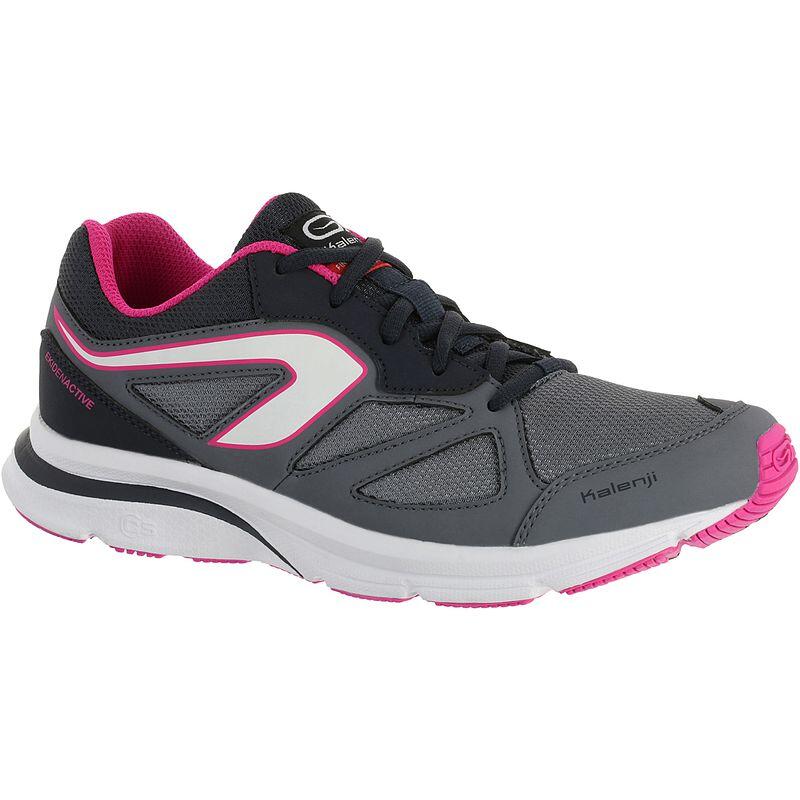 Ekiden active women's wellness running shoes - grey pink