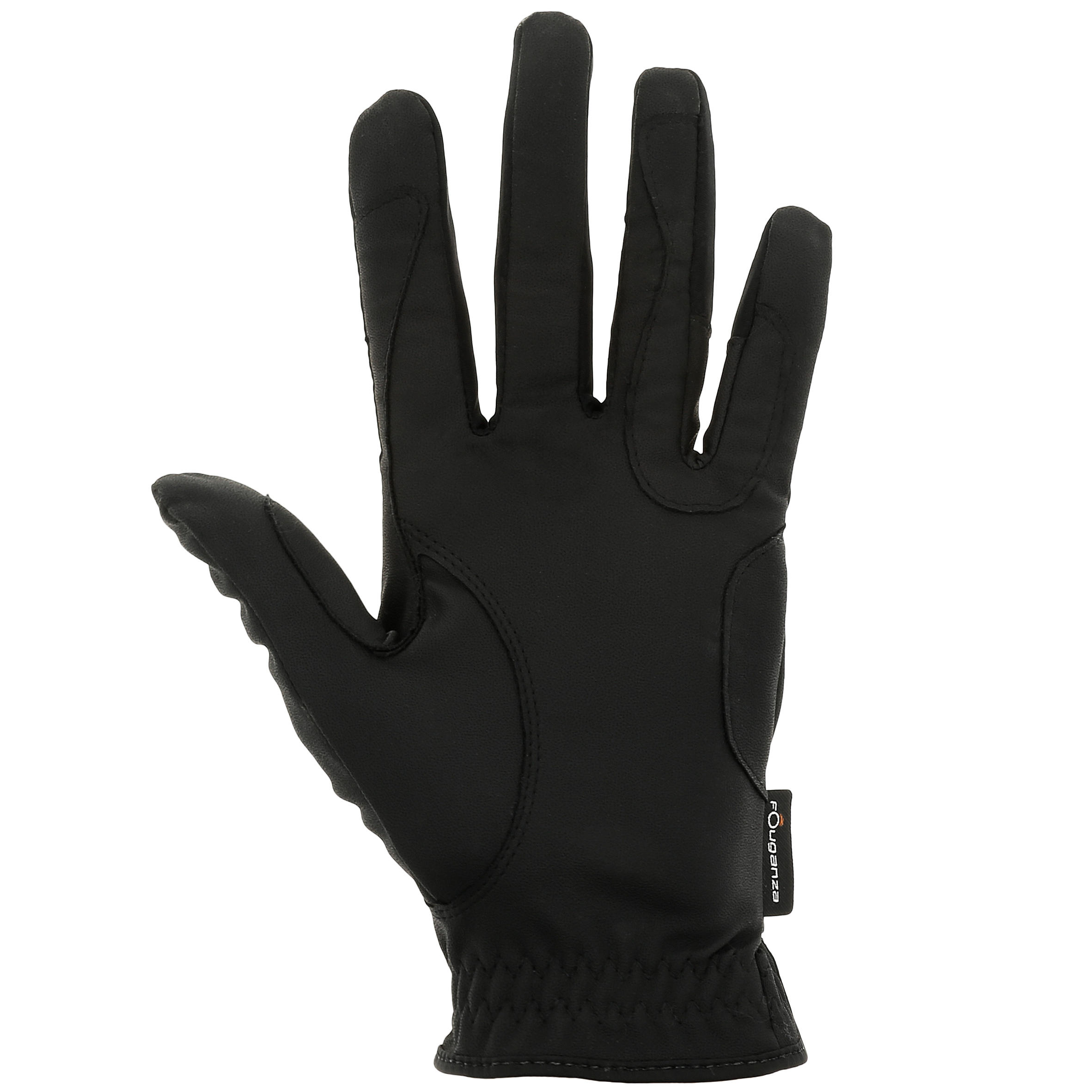 

Adult Horse Riding Grippy Gloves -Black -  By FOUGANZA | Decathlon