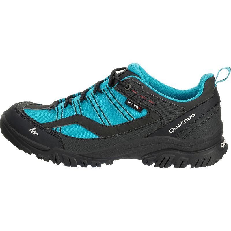 Wanderschuhe Arpenaz 100 Novadry wasserdicht Damen blau