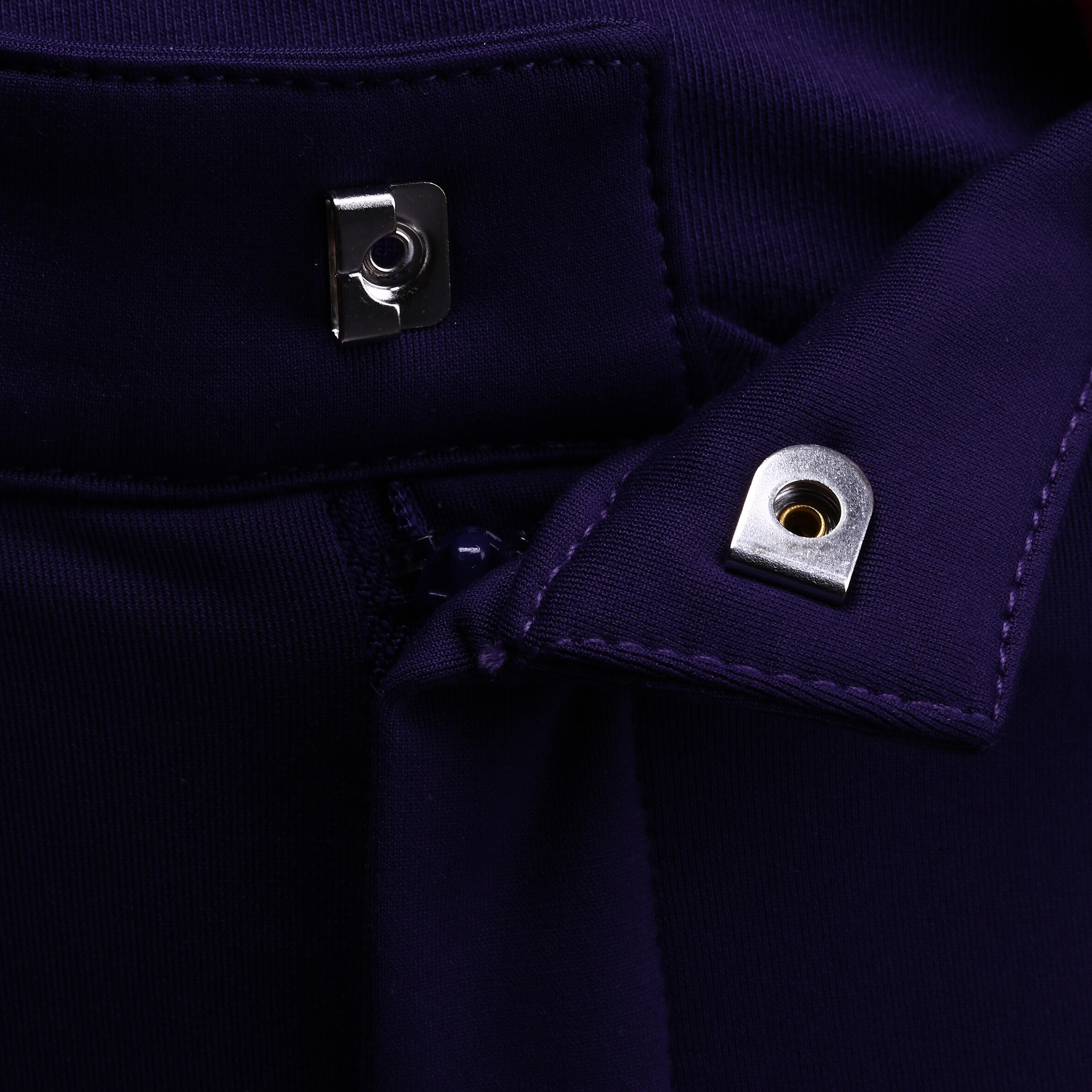 Schooling Kids' Warm Horse Riding Jodhpurs - Purple 9/18