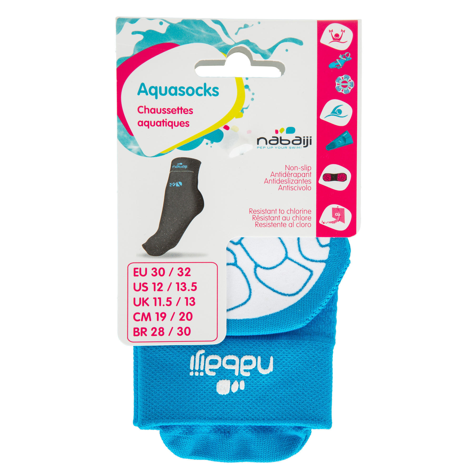 AQUASOCKS JUNIOR CALZE DA NUOTO - BLU